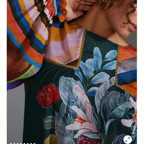 Bl-nk Miranda Peasant Blouse - Picture 7 of 10